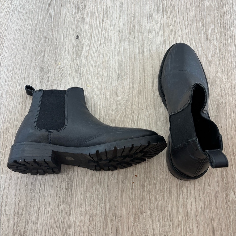 Women’s Black Chelsea Ankle Boots - Classic Slip-On Style